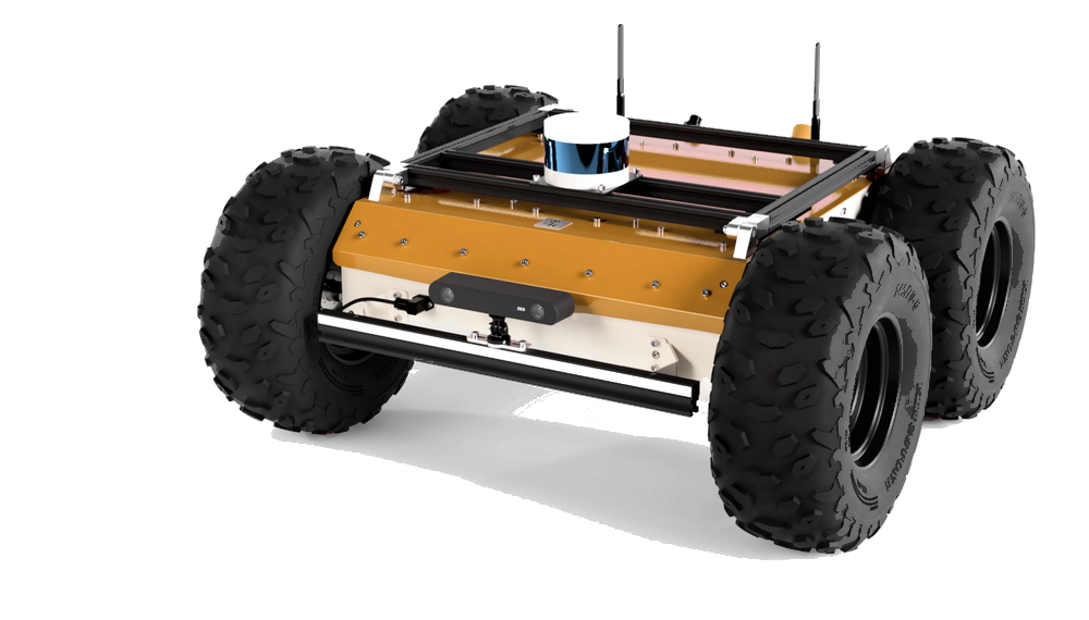 Caldorion payload integrated with the Husarion Panther unmanned ground vehicle